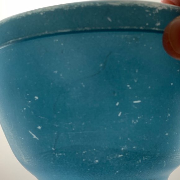 Pyrex 1940's-1950's Primary Color Blue #401 - Picture 10 of 12